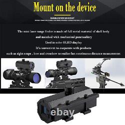 MINI8 Sniper Laser Rangefinder Long Range 1200M Real-time Ranging Distance OLED