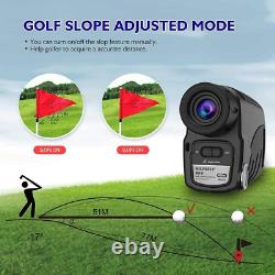 MiLESEEY Laser Golf/Hunting Rangefinder, Black Golf Range finder with Slope