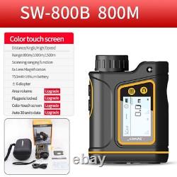 Multi-function Color LCD Touch Display Laser Rangefinder 1500m for Golf Hunting