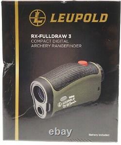 NEW Leupold RX-Fulldraw 3 with DNA Laser Rangefinder FREE SHIPPING