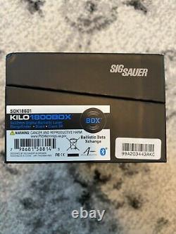NEW Sig Sauer Kilo1800 BDX 6x22mm Class 3R Laser Rangefinder SOK18601 BNIB