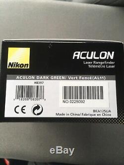 NIKON 8397 Aculon AL11 Laser Rangefinder Dark Green