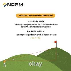 NORM Laser Rangefinder 600-1500M Laser Distance Meter for Golf Sport Hunting