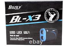 New BLX3 Bozily Golf Rechargeable Laser Range Finder 1200 Yards Slope Adjustment