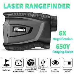 Nohawk Sport Laser Golf/Hunting Rangefinder 6X Magnification 650 Yard