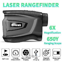 Nohawk Sport Laser Golf/Hunting Rangefinder 6X Magnification 650 Yard