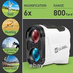OUBEL Golf Rangefinder, 800 Yards Laser Rangefinder Hunting Rangefinder with 6 X