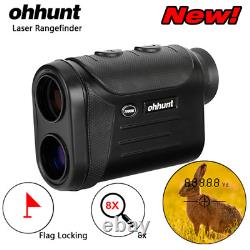 Ohhunt 8X 600 800 1500m Golf Hunting Laser Rangefinder All-purpose Speed Angle