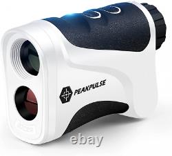 PEAKPULSE Golf Laser Rangefinder with Flag Acquisition, 4.71.53.0, White