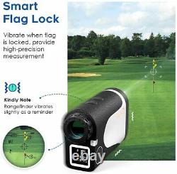 RAGU Laser Golf/Hunting Rangefinder with Slope Pin-Seeker Flag-Lock Vibration