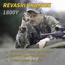 REVASRI Hunting Laser Rangefinder 8X 1800 Yards Range 1800