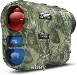 REVASRI Hunting Laser Rangefinder with Rechargeable Battery 800/1000 1000Y