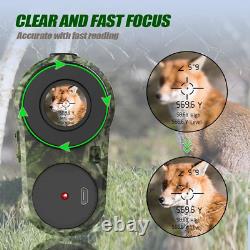 REVASRI Hunting Laser Rangefinder with Rechargeable Battery 800/1000 1000Y