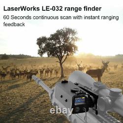 Range Finder Riflescope Mate 700m Sight Target Scope Hunting Laser Works LE-032