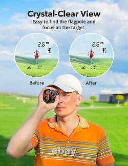 Rexmeo Laser Range Finder for Hunting Golf Bow Archery 1000 yards 6x Waterproof
