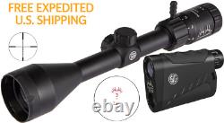 SIG SAU3R Buckmasters 3-12x44mm BDC Riflescope with Laser Rangefinder SOK15BM003