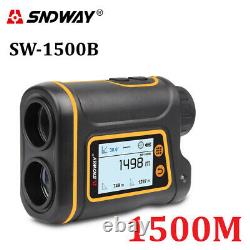 SNDWAY Laser Range Finder Digital Distance Meter scope Hunting Golf Monocular