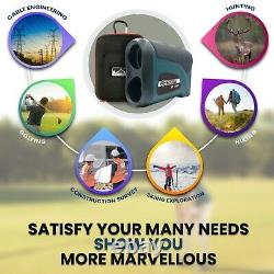 Surgoal HD 6X-Mag 1200YD Golf & Hunting Laser Rangefinder Waterproof All Purpose