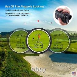 TACKLIFE Range Finder 900 Yard Laser Range Finder 7X for Golf Hunting Hiking