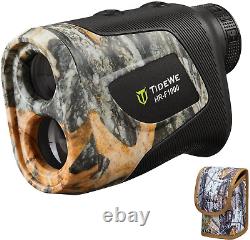 TIDEWE Hunting Rangefinder with Rechargeable Battery, 700/1000Y Camo Laser Range