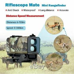 Tactical Mini Laser Range Finder Distance 700m Telescope Hunting Scope Sight