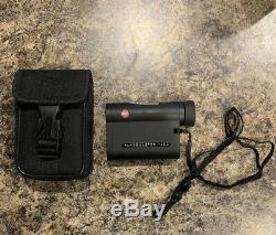 Used Works Great Leica RANGEMASTER 1600 Laser Finder NICE SHAPE WITH CASE