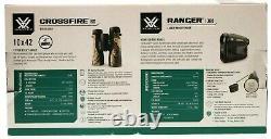 VORTEX COMBO RANGER 1300 LASER RANGEFINDER & 10x42 CROSSFIRE HD BINOCULARS