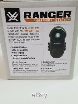Vortex Optics Ranger Laser Rangefinder 6x22 1800 Yards With HCD -Model RRF-181