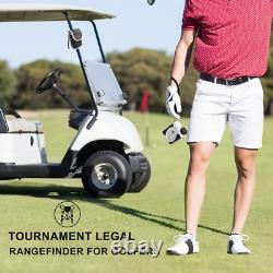 WOSPORTS Golf Rangefinder, 800 Yards Laser rangefinder, High-Precision White
