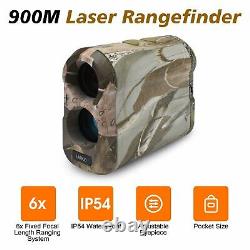 1000yd Hunting Laser Range Finder 6x Magnification Speed Scan Fog Angle Finder