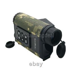 6x Chasse Binoculaire Laser Range Finder Digital Night Vision Ir Nv Télescope #xt