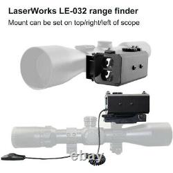 700m Monoculaire Laser Range Finder Sight Rifle Scope Hunting Speed Range Finder