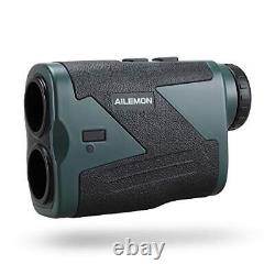 Ailemon Laser Rechargeable Chasse Rangefinder 1200 Yard 6x Grossissement Usb