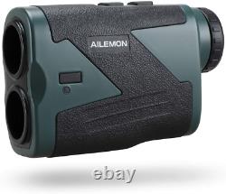 Ailemon Laser Rechargeable Golf / Hunting Range Finder 1000/1200 1200y, Vert