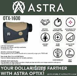 Astra Optix Otx1600 6x21 1760yd Laser Rangefinder Pour La Chasse, Le Tir Et Le Rouge