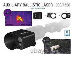 Atn Auxiliary Ballistic Laser Rangefinder 1000 Avec Bluetooth, Device Works With