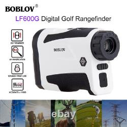 Boblov 600m Golf Rangfinder Slope Supporte Les Vibrations Sur/hors Des Télescopes Flag-lock