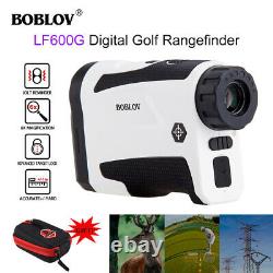 Boblov 650yards Golf Laser Range Finder Flag-lock 6x Magnification Bag Gratuit
