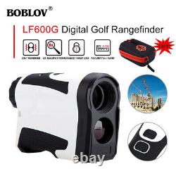 Boblov 6x 650yd Golf Rangefinder Laser Range Finder Flag Lock Sac Sans Vibrations