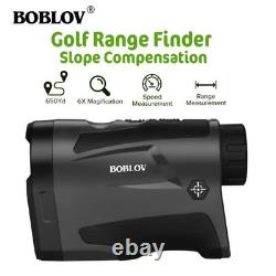 Boblov Lf600ag 600m 6x LCD Golf Téléscope Rangefinder Vibration Ranging Flag Loc