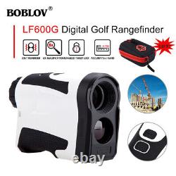 Boblov Lf600g 6x22 Golf Laser Range Finder Avec Mode De Vitesse De Verrouillage Du Drapeau + Boîtier
