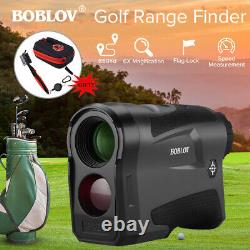 Boblov Lf600g 6x Golf Laser Range Finder Support Vibration + Brosse De Golf + Boîtier