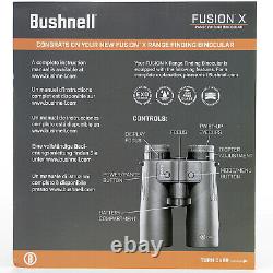 Bushnell Fusion X 10x42 Jumelles De Repérage Avec Affichage Activsync. Fx1042ad
