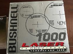 Bushnell Yardage Pro 1000 Laser Rangefinder New Battery Working Golf Hunting
