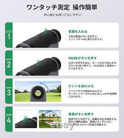 EENOUR Télémètre Laser de Golf LR1000 PRO 6X Magnification Max 1093Y