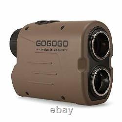 Gogogo Sport Vpro 1200 Yards Laser Golf Chasse Rangefinder 6x Magnification