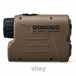 Gogogo Sport Vpro Laser Golf Chasse Rangefinder 1200 Yard 6x Magnification L