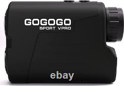 Gogogo Sport Vpro Laser Golf / Hunting Rangefinder, Grossissement 6x Effacer La Vue &