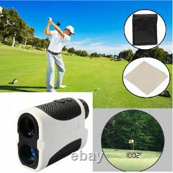 Golf Laser Range Finder LCD 6x 400m 4 Modes Hunting Sports Rangefinder Club Case