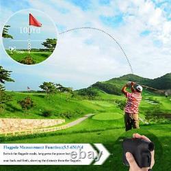 Golf Laser Rangefinder Laser Golf Range Finder Chasse Golf Extérieur 656 Mètres